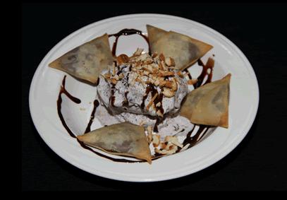 Chocolate Pudding Samosa